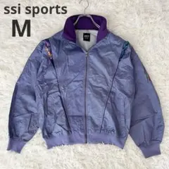 ヴィンテージ 薄手 ナイロン ジャケット ブルゾン パープル 薄紫 古着