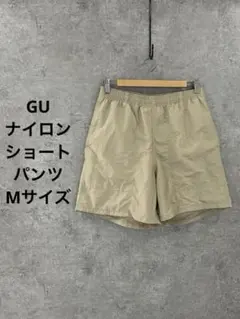 GU ナイロンショートパンツ M メッシュ切替 イージーパンツ ハーフパンツのサムネイル