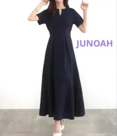 CENEA キーネックタックデザインワンピース　JUNOAH マーメイド