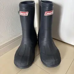 一度着用　Coleman ネイビー　長靴 バックル付き　21cm