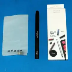 elago STYLUS HEXA タッチペン 色ブラック アルミ 替えペン先付