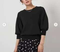 24年SS 極美品 プラージュ Meringue ブラウス ボリュームスリーブ 