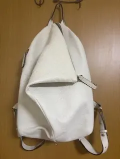 美品 HAYNI ヘイニ レザーリュック アイボリー