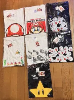 ナ*ス様 スーパーマリオ Tシャツ7種セット Mサイズ 未開封