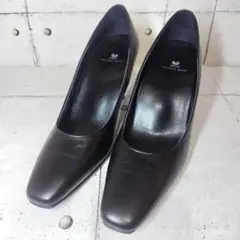 【美品】ワコール サクセスウォーク パンプス 黒 22.5 通勤 冠婚葬祭