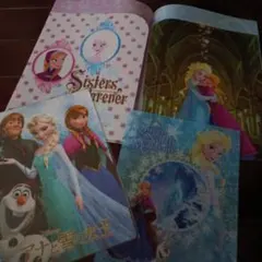 アナと雪の女王 下敷き2枚＆クリアファイル1枚
