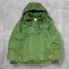 希少✨ ディーゼルキッズ ダウンジャケット 短丈 10 カーキ フード付 Y2K