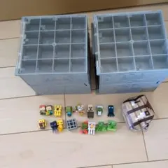 マインクラフト　ミニフィギュア・ケース