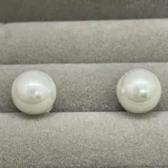 【金属アレルギー対応】セラミックポスト　ピアス8mm 上品パール 入学式 卒業式