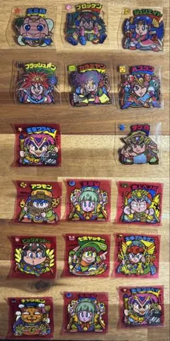 【当時物】旧ビックリマンシール 第22〜24弾 次代 17枚まとめ売り 正規品