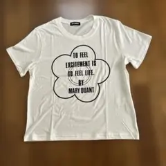 新品　MARY QUANT マリークワント ロゴ Tシャツ ホワイト　サイズFR