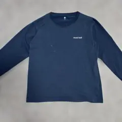 mont-bell 長袖Tシャツ M ネイビー　ウィックロン