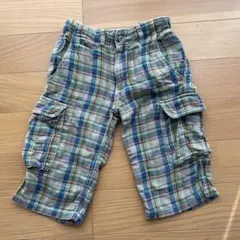 ライトオン　BLACKNUMBERKIDS チェックハーフパンツ　130cm