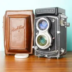 完動品◎RICOHFLEX NEW DIA 二眼レフ フィルムカメラ #90 二眼レフカメラ】RICOHFLEX New Dia 中判フィルム二眼レフカメラ