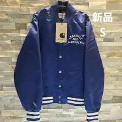 新品 CARHARTT　カーハート　WIP ボンバージャケット　ブルー 　Sのサムネイル