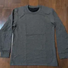 ユニクロ超極暖ヒートテッククルーネック T（長袖）ULTRAWARW Mグレー