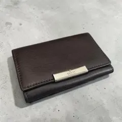 GUCCI グッチ 6連 キーケース ブラック（ダークブラウン） シルバー金具