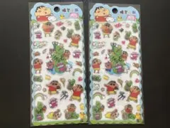 クレヨンしんちゃん⭐︎グリッターシール 2枚セット