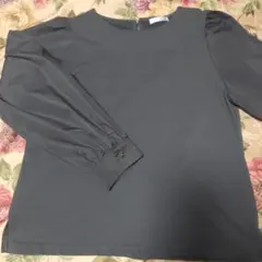 ドレスキップ 長袖 パフスリーブ ブラウス グレー Mのサムネイル