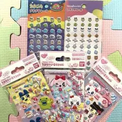 正規品　BANDAI たまもりしーる　リフィル　3種　プチプチシール2種