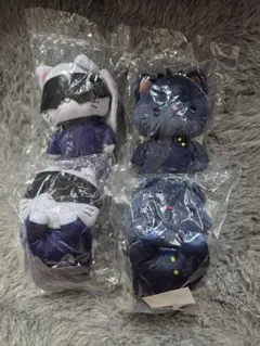 with CAT 呪術廻戦 五条悟 伏黒恵 アイマスク付きぬいぐるみキーホルダー