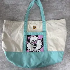 h479 希少✨ヒューマンメイド×VERDY トートーバッグ　キャンバス　大容量のサムネイル