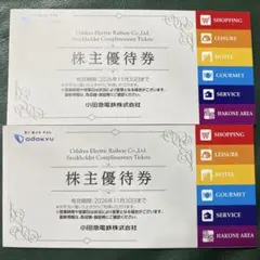 小田急電鉄 株主優待券 2026年11月30日まで　2冊のサムネイル