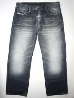 ディーゼル ウォッシュ加工 デニム パンツ ストレート 33 イタリア製 未使用