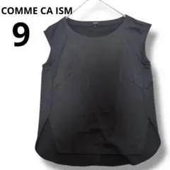 COMME CA ISM ブラック ノースリーブシャツ サイズ9 コムサイズム