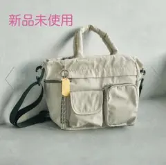 ☆新品未使用☆LEPSIM 500mlペットボトルも入る撥水11ポケットトートのサムネイル