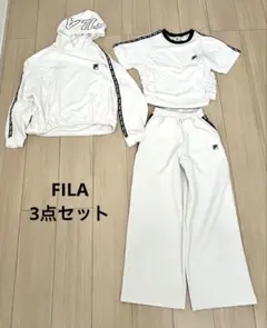 FILA ３点セット　半袖　パーカー　ボトムス