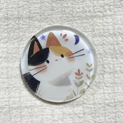1267」レジンヘアゴム ポニーフック ブローチ マグネット ねこ - メルカリ
