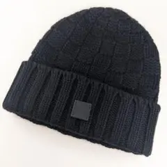 美品 ルイヴィトン 408793 ボネ ヘルシンキ ニット帽　カシミヤ　ブラックのサムネイル