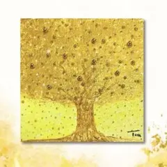 開運絵画　金のなる木　お金　風水　引き寄せ　金運アップ　金箔　ゴールド 2025年最新】金の成る木 縁起物の人気アイテム - メルカリ