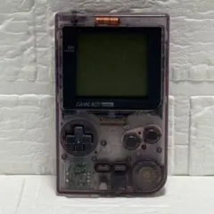 ゲームボーイポケット クリアパープル 本体 動作確認済