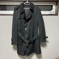 COMME CA ISM ブラック トレンチコート