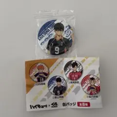 ハイキュー‼︎ くら寿司　ビッくらぽん　缶バッジ　影山飛雄　ガチャ