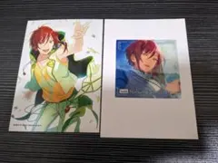 あんスタ Switch 逆先夏目 スクエアクリアカード 生ブロマイド 2点セット