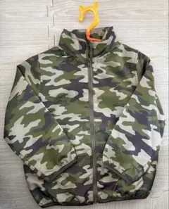 迷彩 ジャケット シャカシャカ フルジッパー 110cm