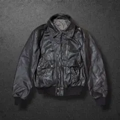 そ*ら様 レザーフライトジャケット A-2タイプ ラム革 ブラック Lサイズ そ*ら様 レザーフライトジャケット A-2タイプ ラム革 ブラック Lサイズ