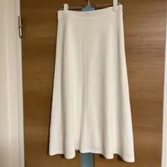 BANANA REPUBLIC フレアスカート S ホワイト
