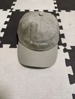 キャップ 帽子 ベースボール プレイステーション ベージュ プレステ ロゴ 新品