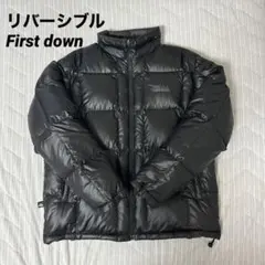 人気サイズXL!!FIRST DOWN ダウンジャケット リバーシブル