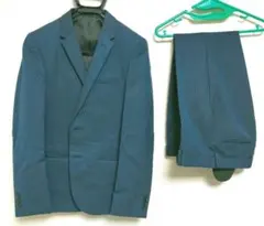 送料無料 お洒落かっこいい スーツ ストライプ 洗える Y4 小柄な方用 スリム