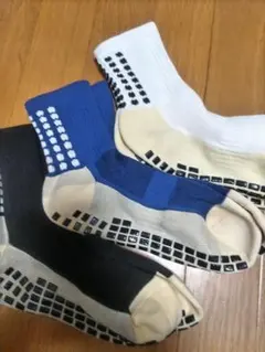 サッカー　滑り止めストッキング 3足セット