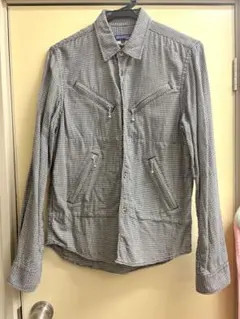07SS JUNYA WATANABE MAN 千鳥格子 ジップシャツのサムネイル