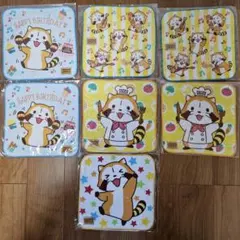 【匿名発送】ココスラスカルオリジナルハンドタオル 7枚セット