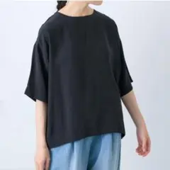 新品 kagure フリルスリーブプルオーバー アーバンリサーチ ブラック
