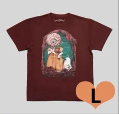 新品⭕️完売品⭕️ボリス雑貨店×ヒグチユウコ　ドレスアップめばなちゃんTシャツ！Lのサムネイル