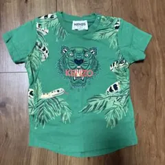 KENZO Kids タイガー Tシャツ グリーンのサムネイル
